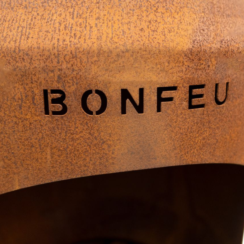 BonFeu, BonSolo, Outdoor Fireplace and Grill, Rust