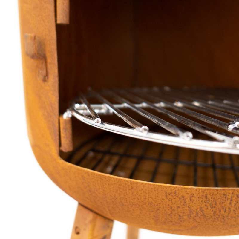 BonFeu, BonBono, Outdoor Fireplace and Grill, Rust