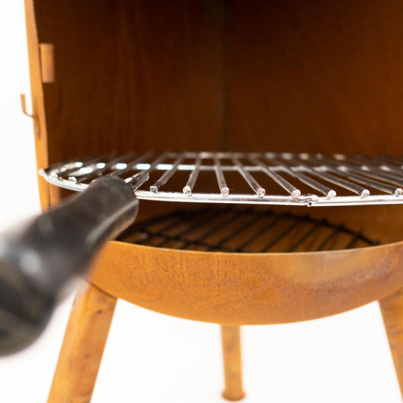 BonFeu, BonBono, Outdoor Fireplace and Grill, Rust