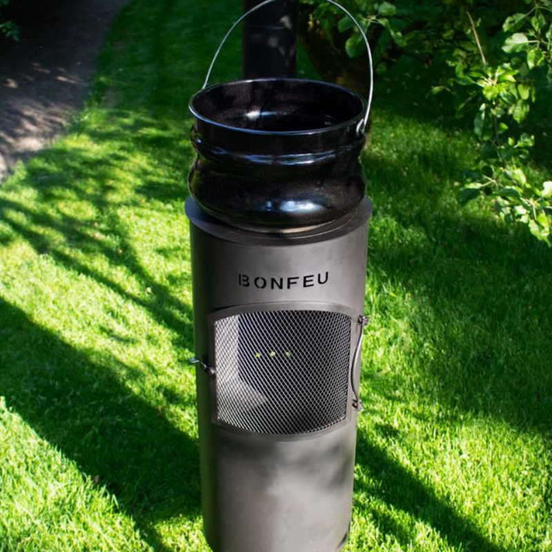 BonFeu, BonGiano LP, Outdoor Fireplace, Black
