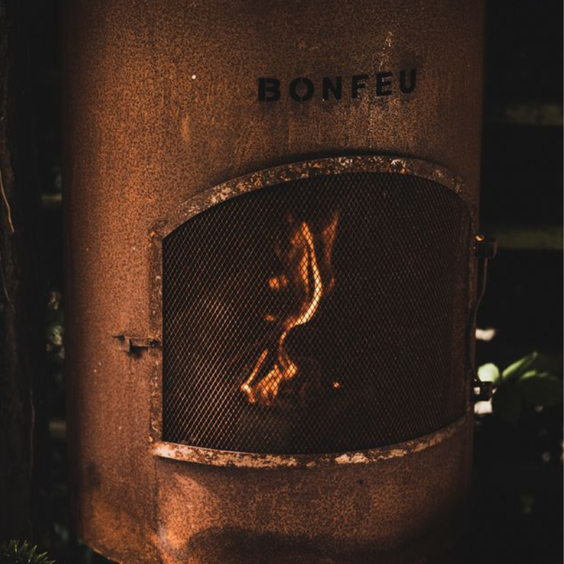 BonFeu, BonTon 60, Outdoor Fireplace, Rust
