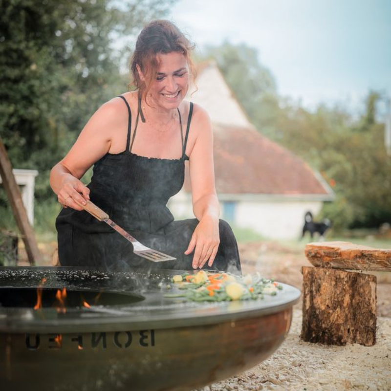 BonFeu, BonBowl (150cm), Fire Bowl, Rusty Brown