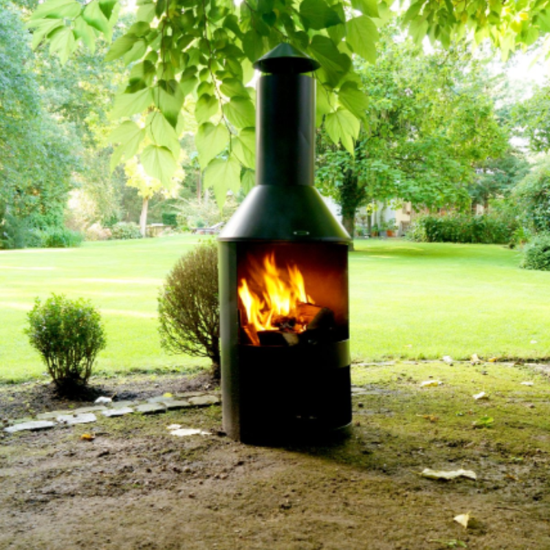 HEAT Larvik Patio Fireplace – Outdoor Wood Burner