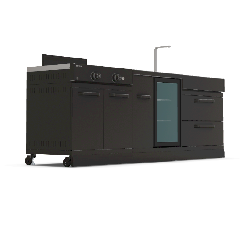 GRLLR Connect Modular Outdoor Kitchen – Stove, Sink, Cooling Unit & Fridge for Ultimate Outdoor Cooking
