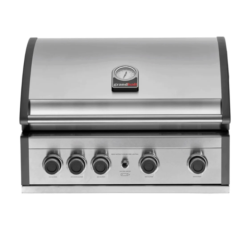 GrandPro Eite Outdoor Kitchen Pro 4 Burner Barbecue, and Fridge - 2.7m