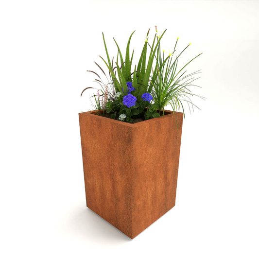 Tatton – Corten Steel Column Planter