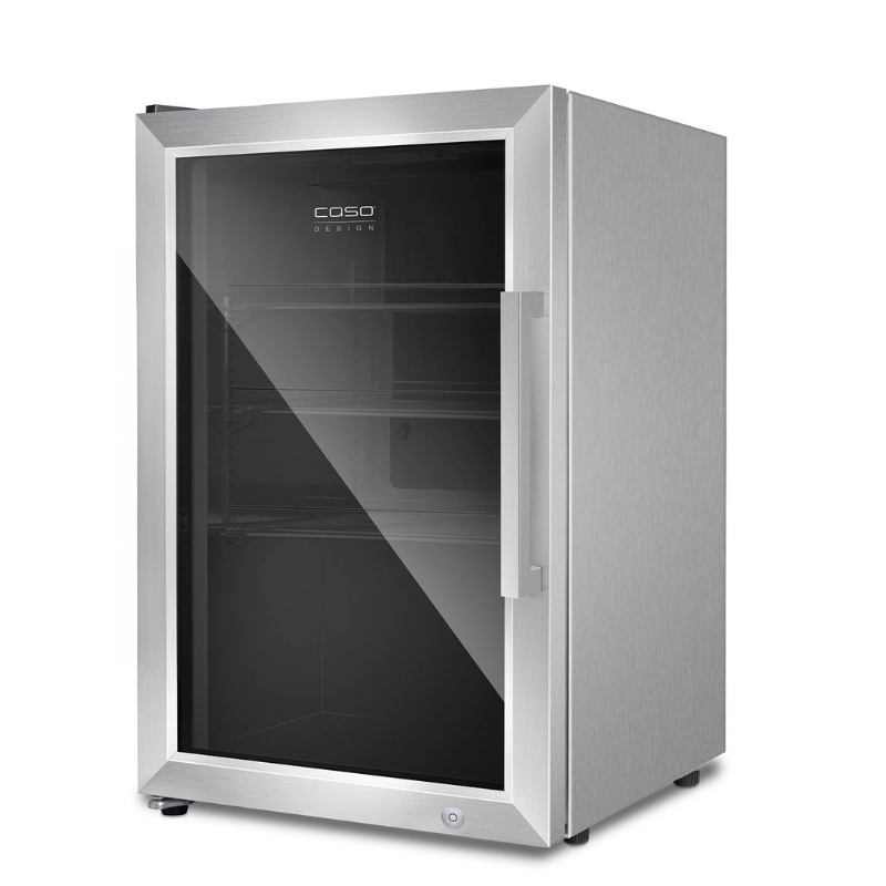 Caso Design, Outdoor Fridge, Silver, Left Sided Hinge