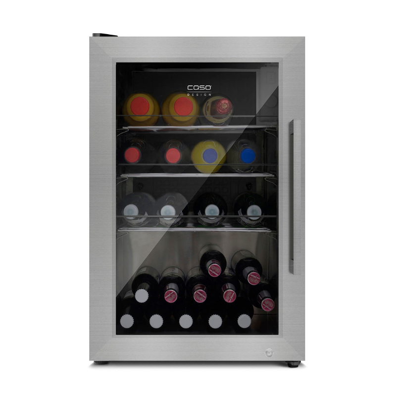 Caso Design, Outdoor Fridge, Silver, Left Sided Hinge