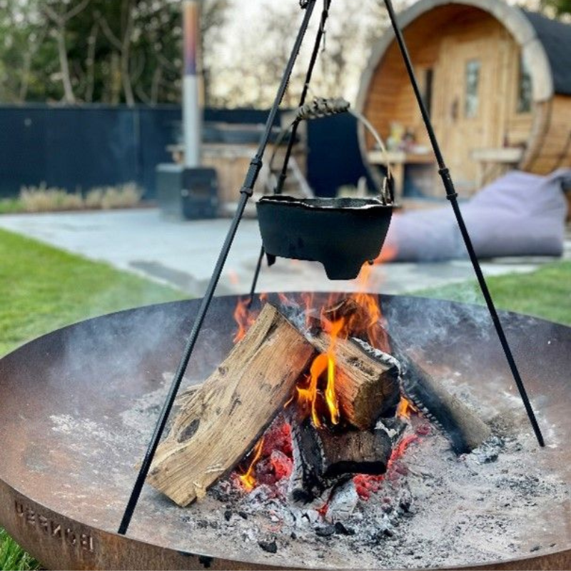 BonFeu, BonBowl (100cm) Fire Bowl, Rusty Brown
