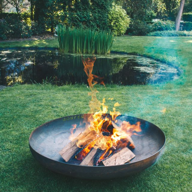 BonFeu, BonBowl (100cm) Fire Bowl, Rusty Brown