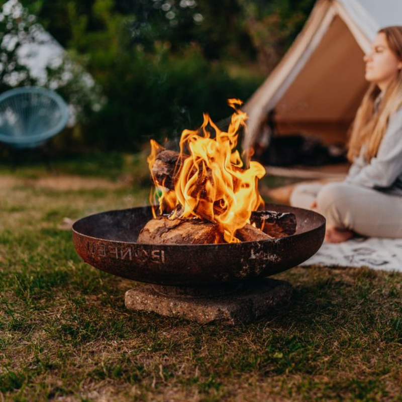 BonFeu, BonBowl (100cm) Fire Bowl, Rusty Brown