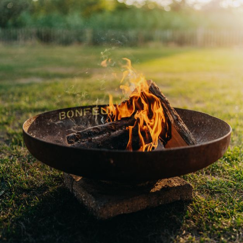BonFeu, BonBowl (100cm) Fire Bowl, Rusty Brown