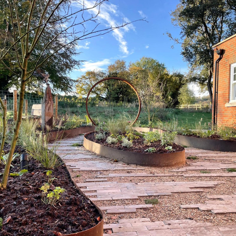 Corten Steel Moongate β 2.2 Meter ring