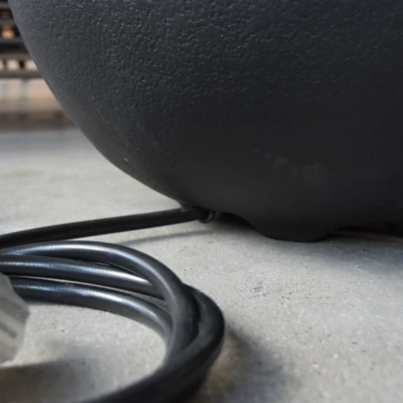 Elementi, Jefferson Fire Bowl, Glass-Fibre Reinforced Concrete Outdoor Propane, 40,000 BTUs