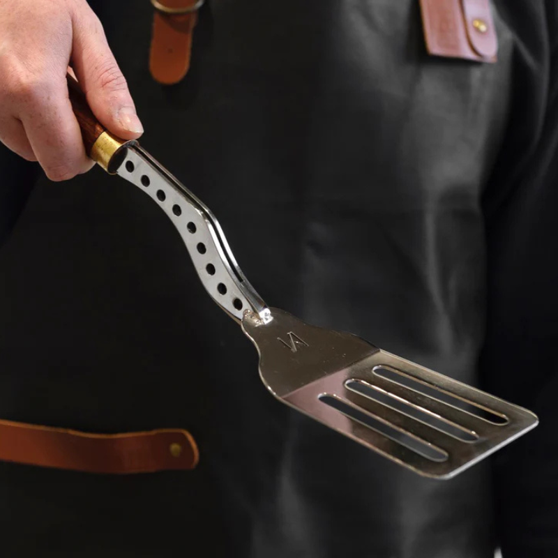 Signature Spatula | Mirror-Polished Stainless Steel BBQ Tool