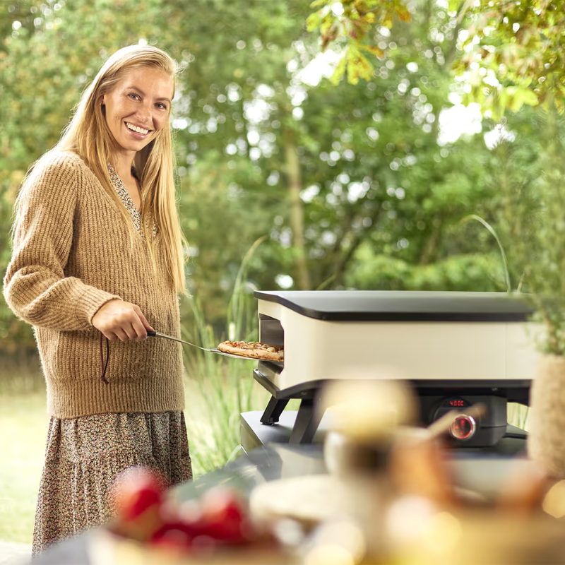 Cozze 17" Electric Pizza Oven – Large Outdoor Oven with Stone Plate