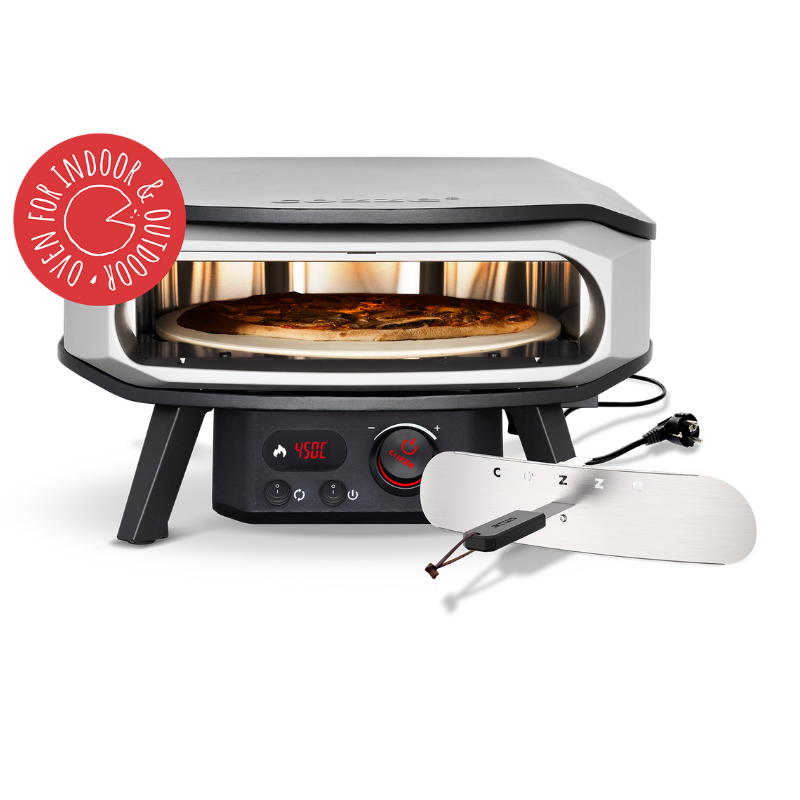 Cozze 17" Electric Pizza Oven with Rotating Stone – Indoor/Outdoor