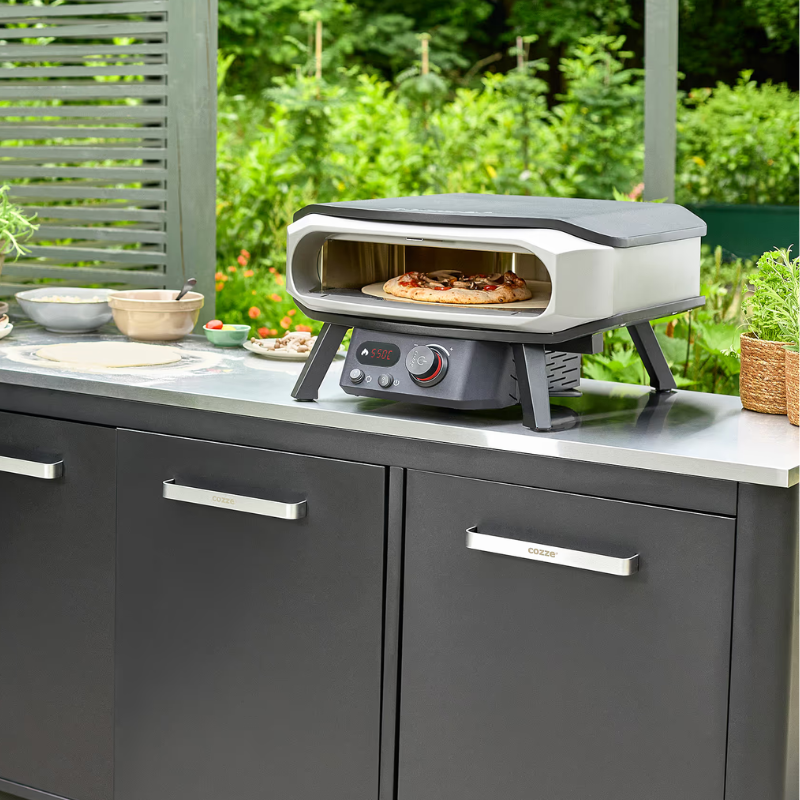 Cozze 17" Electric Pizza Oven with Rotating Stone – Indoor/Outdoor