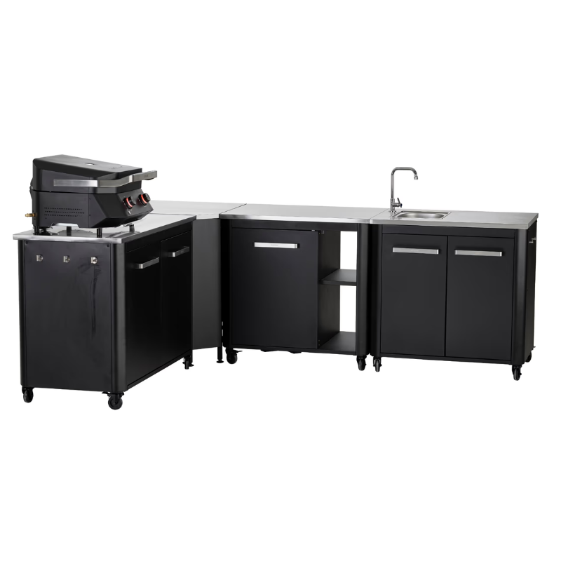 Cozze Outdoor Kitchen 90 – Compact Outdoor Unit with Gas Storage