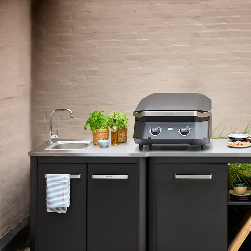 Cozze Outdoor Kitchen 90 – Compact Outdoor Unit with Gas Storage