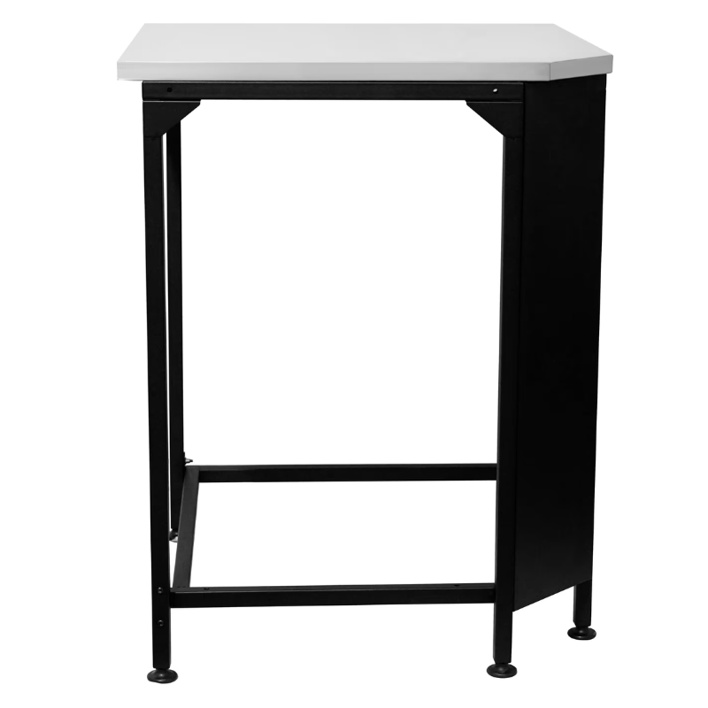Cozze Corner Table – Modular Outdoor Kitchen Connector with Steel Top