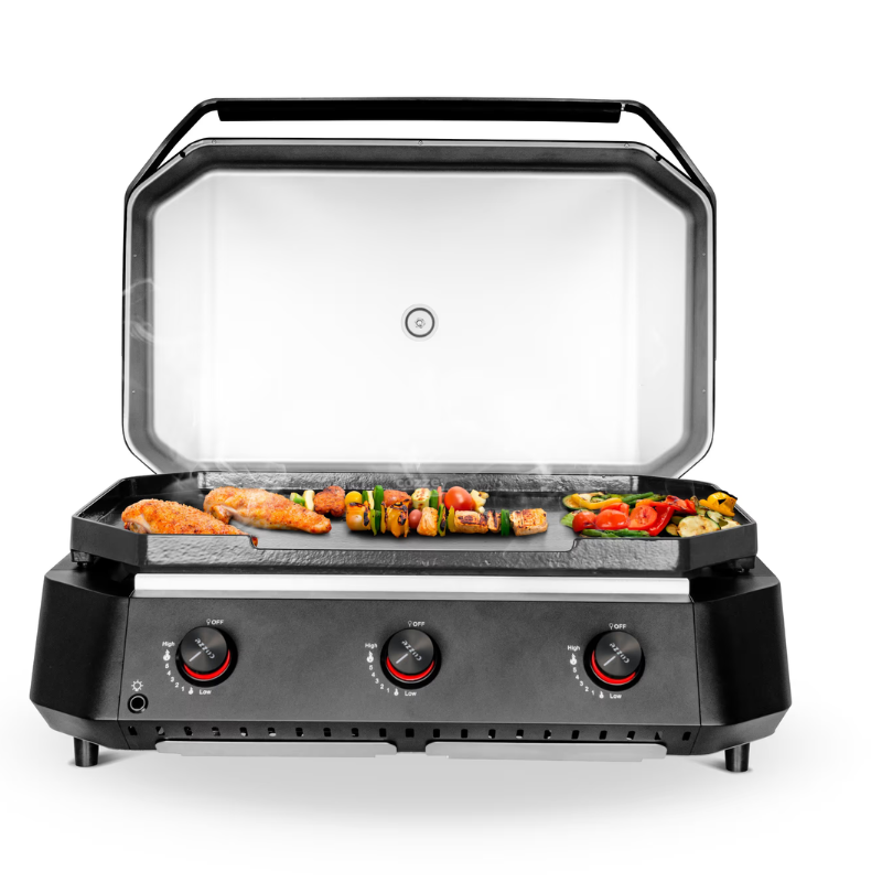 Cozze G-800 Gas Plancha Grill with 3 Burners – Outdoor Cooking