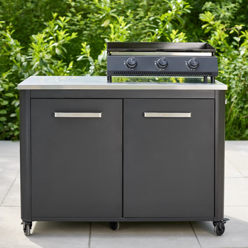 Cozze G-700 Gas Plancha Grill – Compact Outdoor Tabletop BBQ