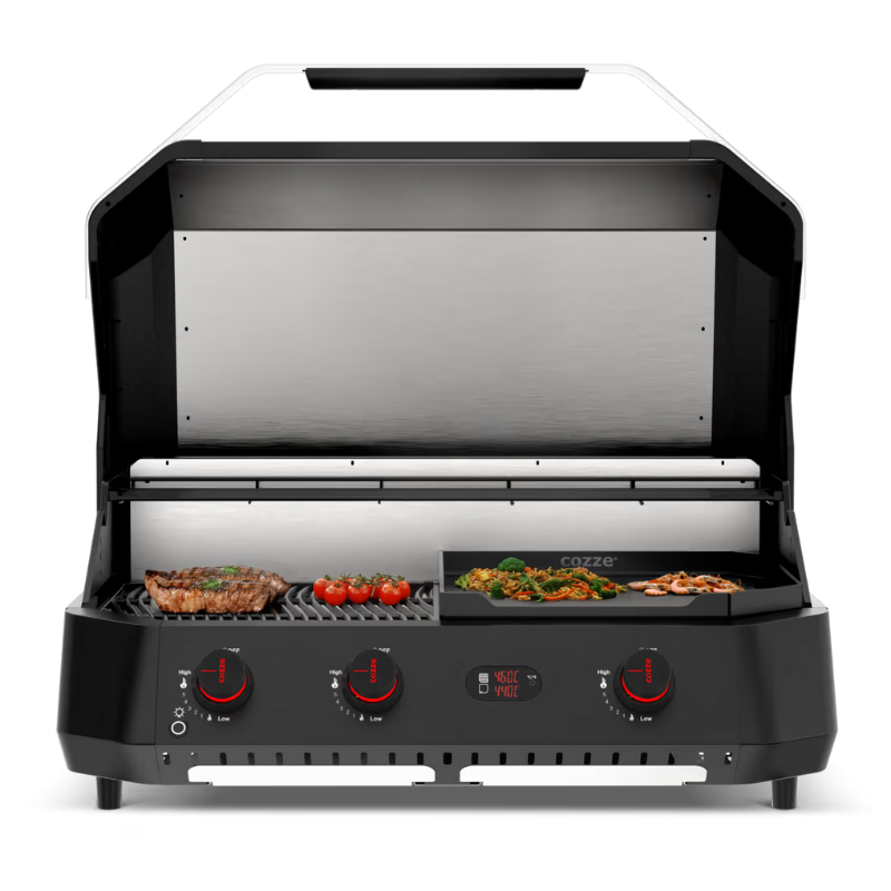 Cozze G-800 Combo Grill & Plancha – Dual Surface Outdoor BBQ