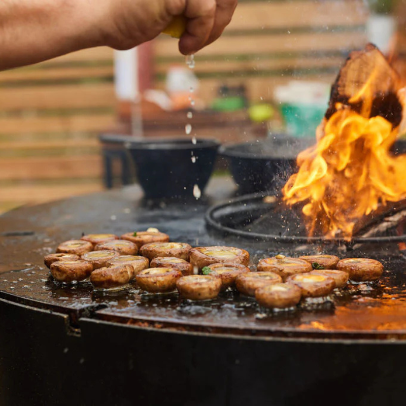 Alchemy 24″ Smoker Grill & Plancha 3‑in‑1 – Live‑Fire Outdoor Cooker