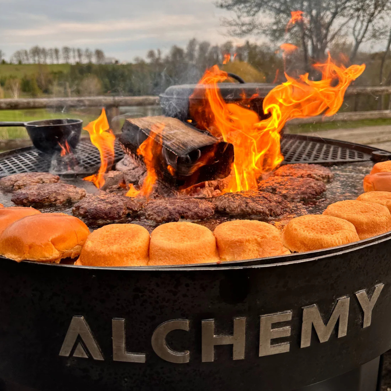 Alchemy 24″ Smoker Grill & Plancha 3‑in‑1 – Live‑Fire Outdoor Cooker