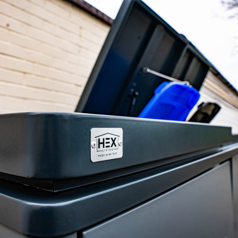Hex Living Whiston Wheelie Bin Store – Secure Outdoor Storage