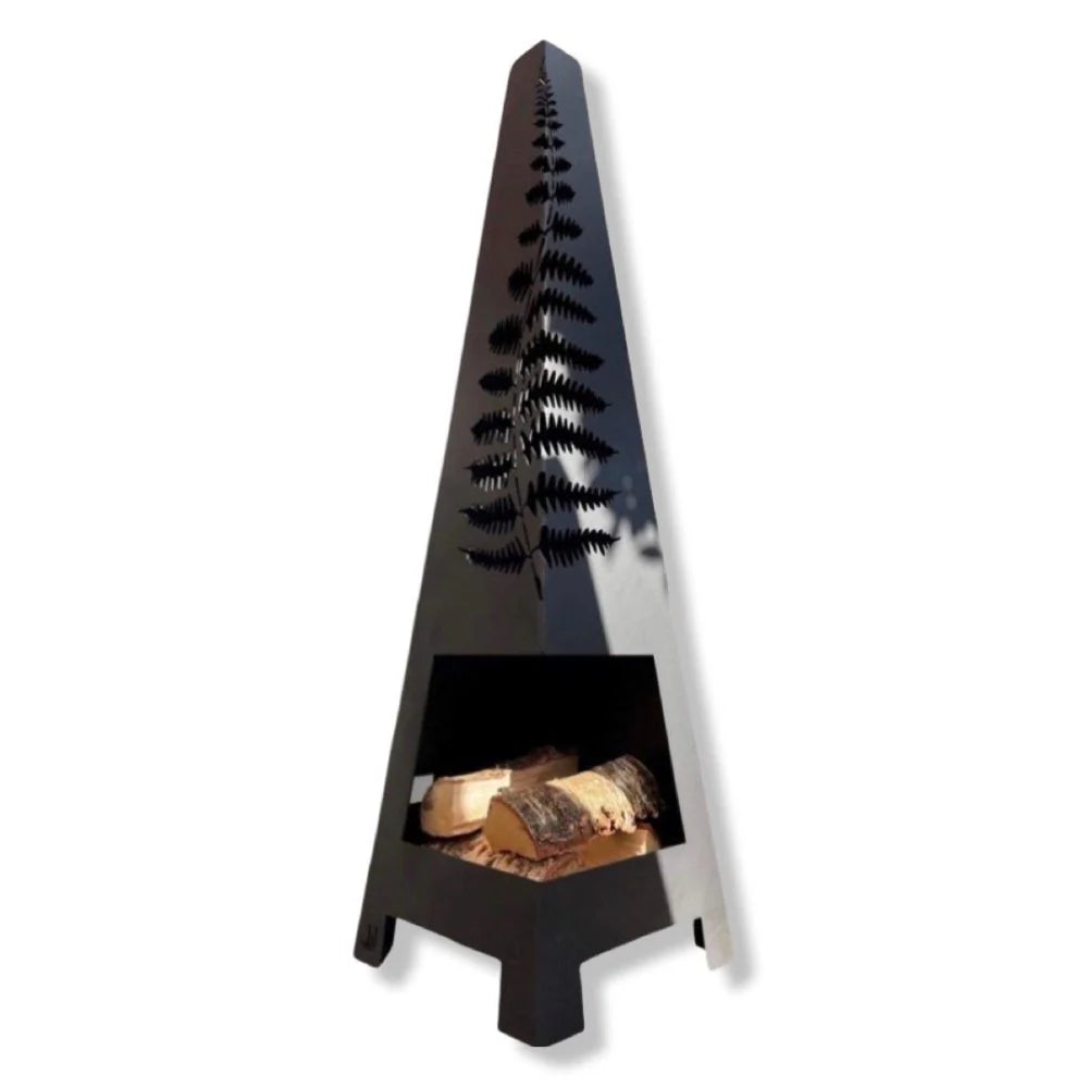 Weather It Fern Wood-Burning Chimenea