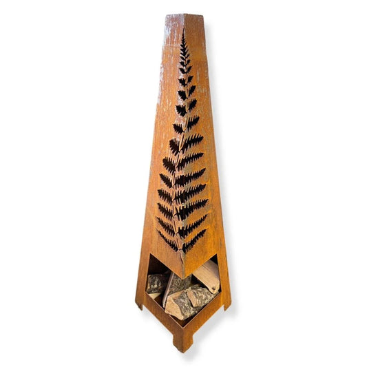 Weather It Fern Wood-Burning Chimenea
