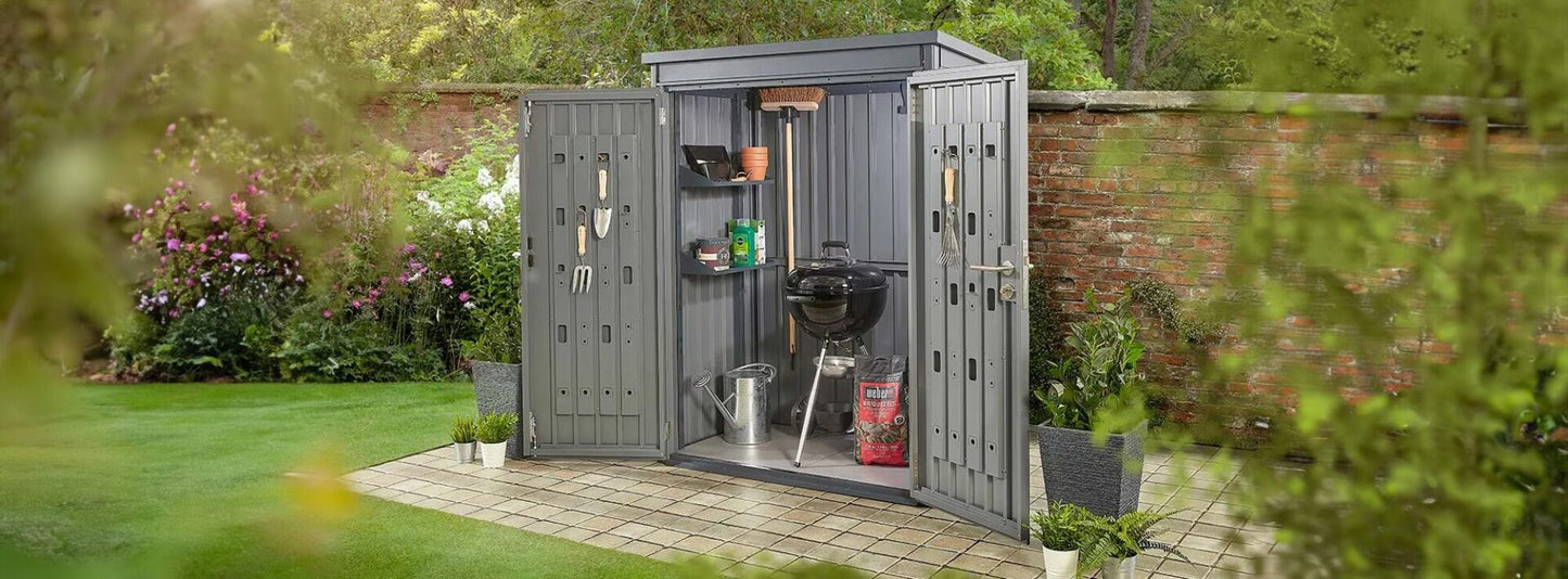 Hex Living Weston Shed โ Compact Garden Storage