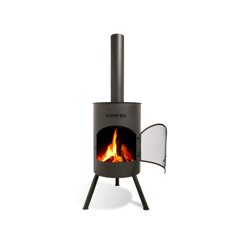 BonFeu, BonTon 50, Outdoor Fireplace, Black