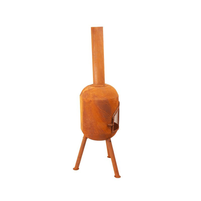 BonFeu, BonSolo, Outdoor Fireplace and Grill, Rust