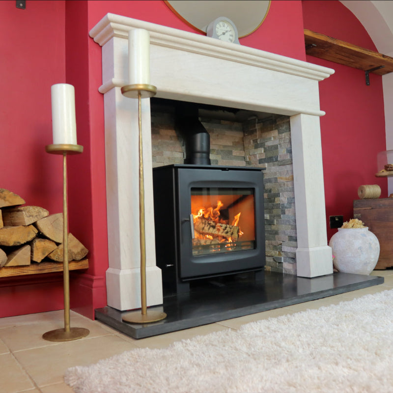 Attwood Limestone Fireplace Surround for Gas, Electric or Solid Fuel Fires