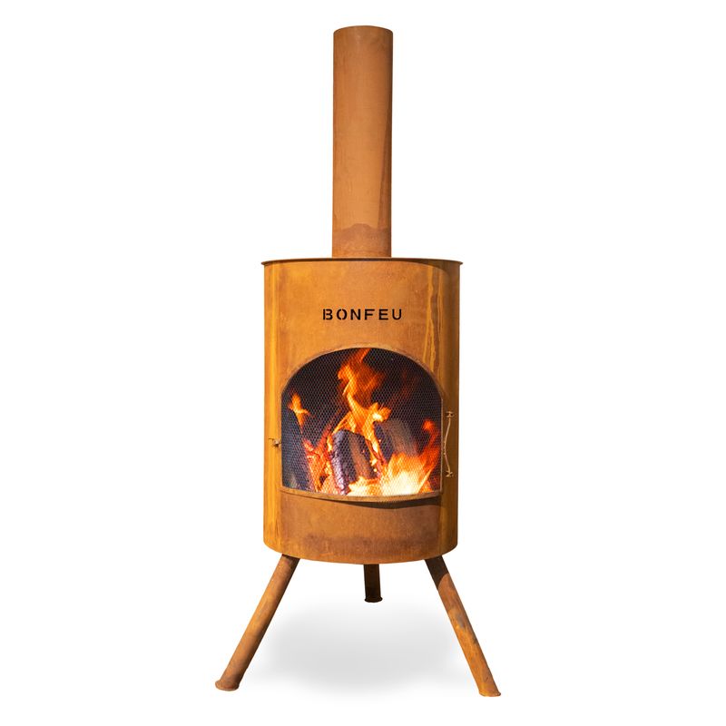 BonFeu, BonTon 60, Outdoor Fireplace, Rust