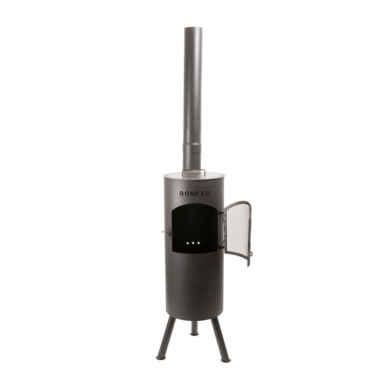 BonFeu, BonGiano LP, Outdoor Fireplace, Black