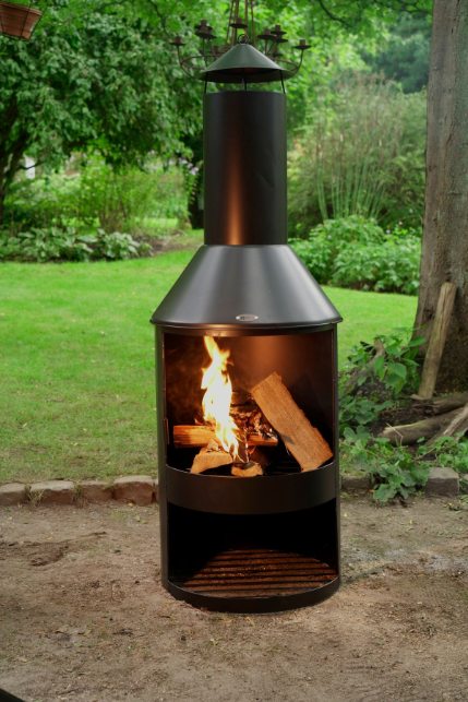 HEAT Larvik Patio Fireplace – Outdoor Wood Burner