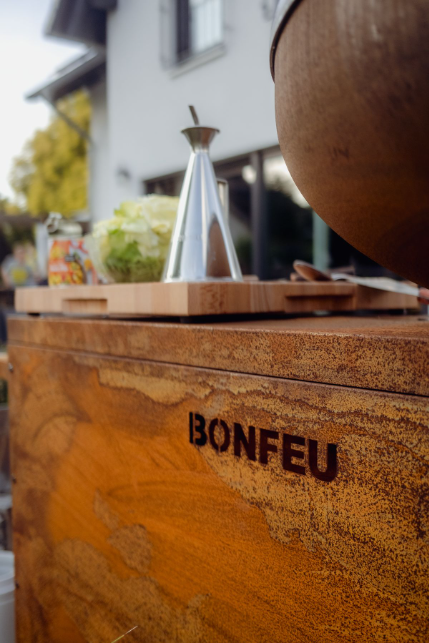 BonFeu, BonBiza Island, BBQ Plancha (80cm) with Table