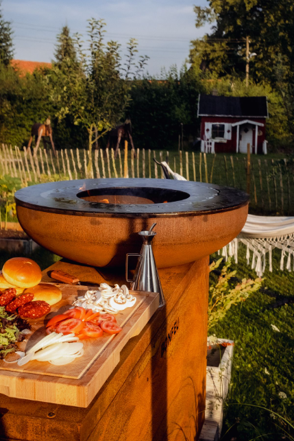 BonFeu, BonBiza Island, BBQ Plancha (80cm) with Table