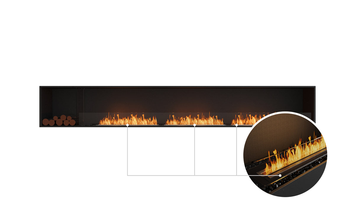 EcoSmart Fire Flex 140SS.BXL 3.77m Bioethanol Fireplace Insert