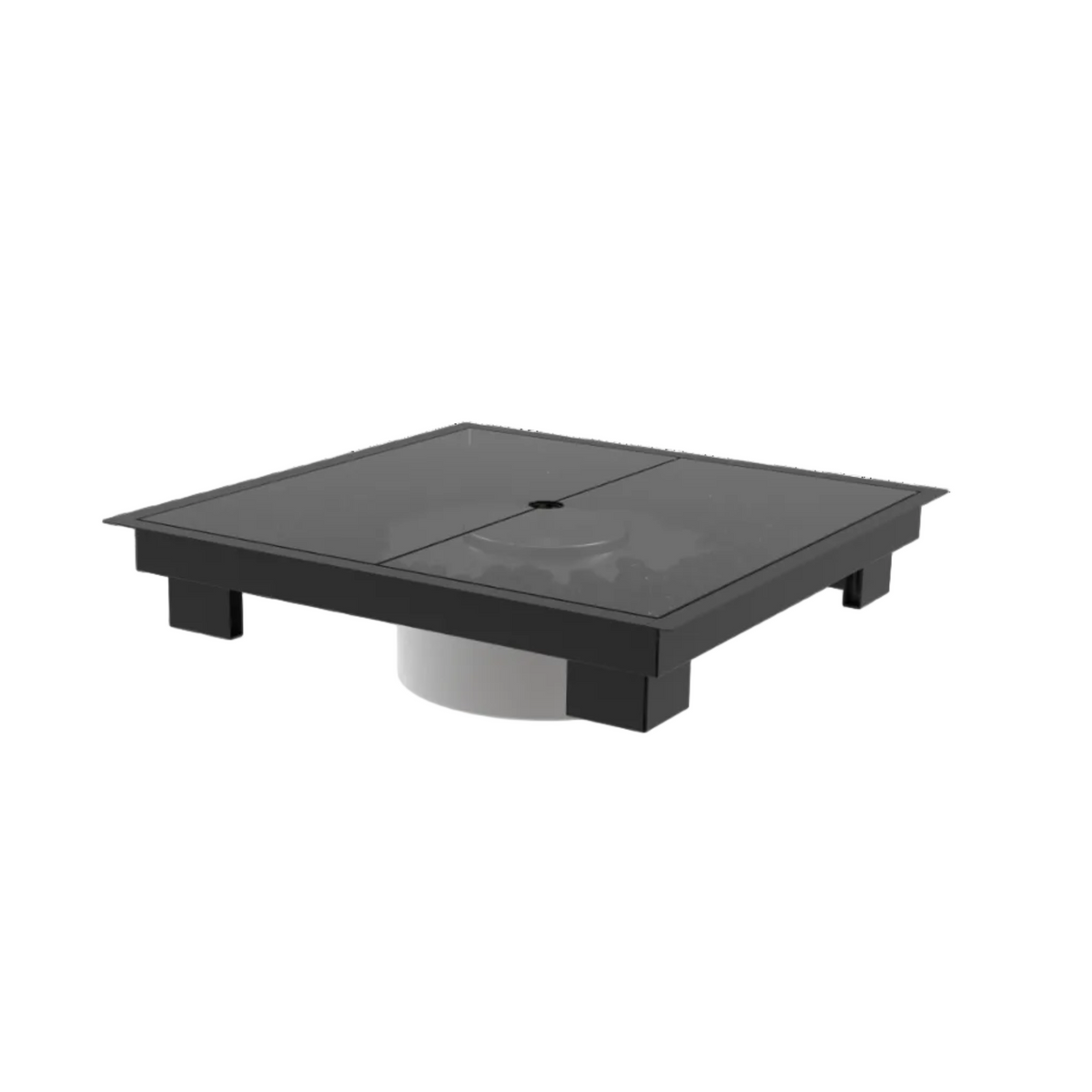 EcoSmart S22 Cover Plate | Smoke Grey Toughened Glass