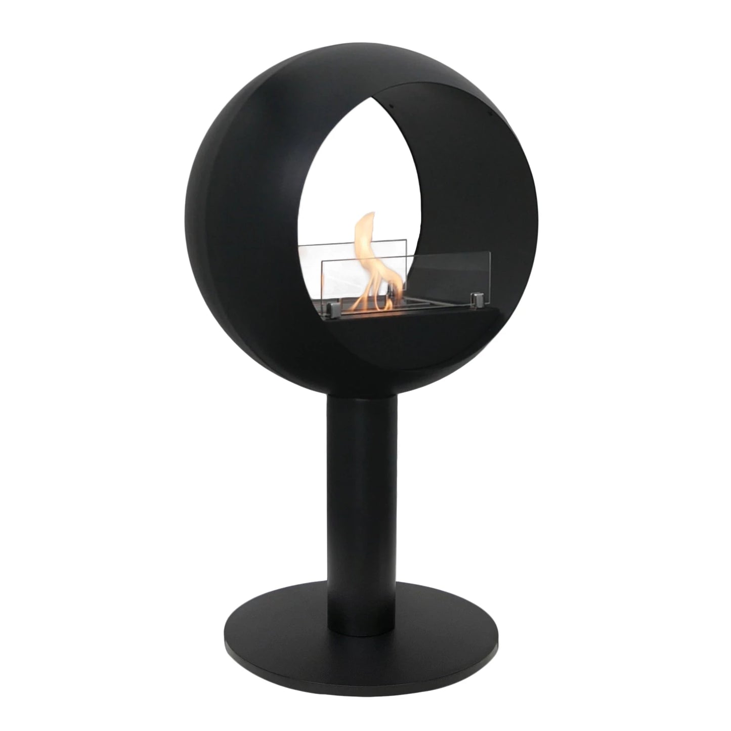 Edmonton 2-Sided Freestanding Bioethanol Fireplace