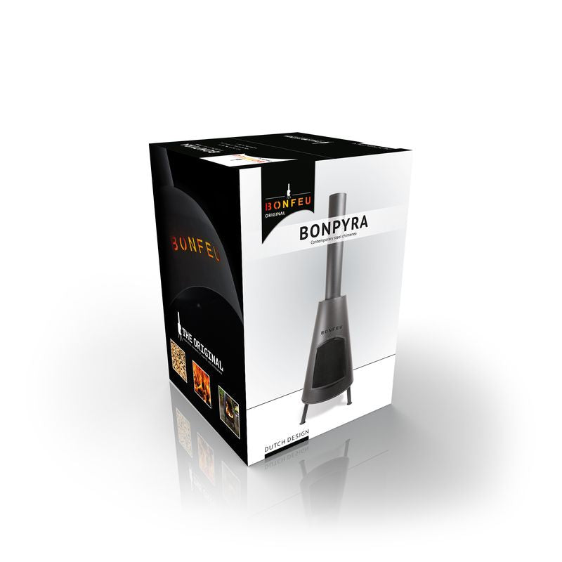 BonFeu, BonPyra, Outdoor Fireplace, Black