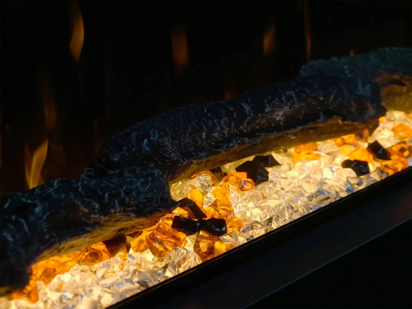 Feroza 101 cm Wall-Mounted Electric Fireplace – ScandiFlames