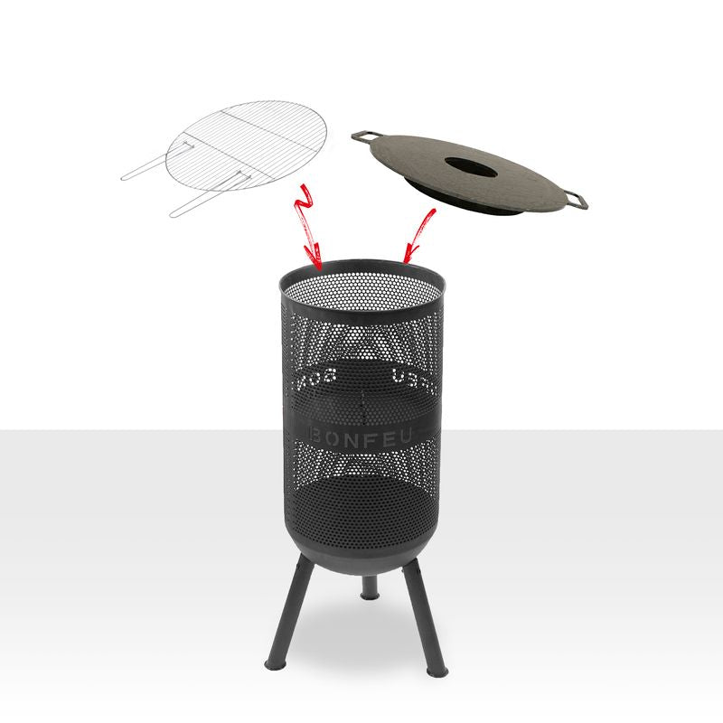 BonFeu, BonVes 34, Firepit, Black