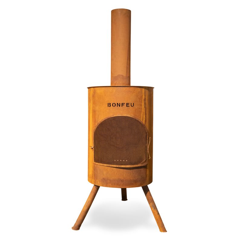 BonFeu, BonTon 60, Outdoor Fireplace, Rust