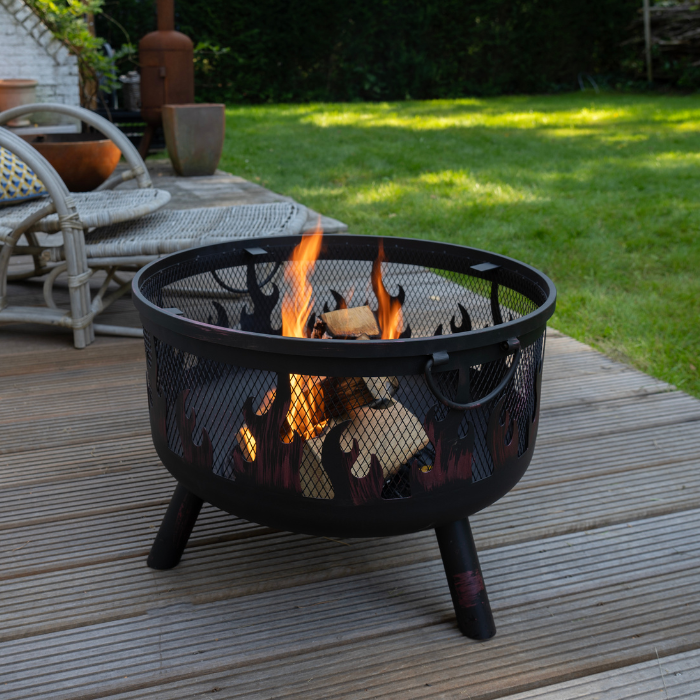 HEAT Hornset Fire Pit – Steel Garden Fire Bowl
